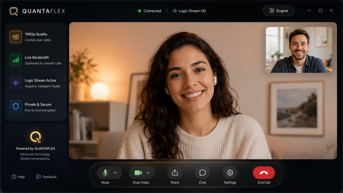 Quantaflex media workflow screen